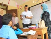 مدير تعليم سوهاج يتابع انتظام الدراسة بمدرسة نجع سعودى الابتدائى