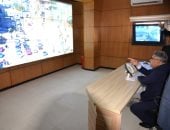 محافظ الدقهلية يتفقد مركز الشبكة الوطنية للطوارئ وعددا من إدارات الديوان العام