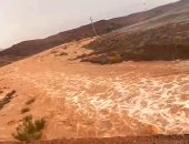 جنوب سيناء: فتح طريق وادي سعال سانت كاترين وغرفة العمليات تتابع الموقف لحظة بلحظة 