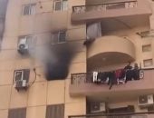 مصرع شاب وإصابة اثنين آخرين إثر حريق فى شقة بكفر الشيخ.. صور