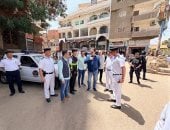 مدير أمن الفيوم يقود حملة مرورية مكبرة بمركز سنورس