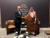 مشاورات "مصرية- سعودية" على هامش منتدى أنطاليا الدبلوماسي