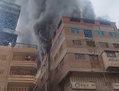 إصابة 5 أشخاص باختناقات في حادث حريق مصنع بالمحلة