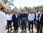 محافظ الجيزة يتفقد أعمال تطوير المدخل الجنوبي لمدينة الجيزة ويوجه بسرعة الإنجاز