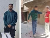 سقوط "مرعب القلوب" في القاهرة.. صورته الكاميرات يهدد أسرة كاملة بالذبح 