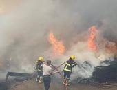 المعاينة: حريق مدينة نصر داخل مخزن أجهزة كهربائية قديمة وخردة.. بث مباشر