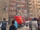 استمرار عمليات إخماد حريق مخزن خردة بمدينة نصر