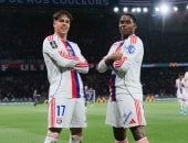 خسارة بي اس جي ضد أولمبيك ليون بثنائية في الدوري الفرنسي.. فيديو