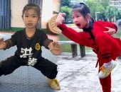 طفلة صينية فى 5 سنوات تبهر مشاهدى الإنترنت بمهارات فنون الدفاع عن النفس