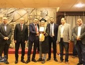 نقابة الصحفيين تكرم الزميل محمد سعودي لحصوله على درجة الدكتوراة فى الإعلام