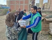 مؤسسة نبيل الكاتب عضو التحالف الوطني توزع 3000 وجبة غذائية بالبحيرة