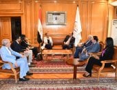 رئيس جامعة العاصمة يستقبل سفيرة الاتحاد الأوروبي لبحث فرص التعاون الأكاديمي