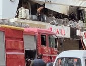نشوب حريق داخل كافيه فى شارع طلبة عريضة بالزقازيق