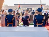 بمناسبة ذكرى تحرير سيناء.. الرئيس السيسى يضع أكاليل الزهور على شهداء القوات المسلحة وقبر السادات 