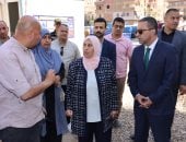 محافظ المنوفية يتفقد مستجدات الأعمال بموقف قويسنا النموذجي بطاقة 120 باكية