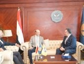 نائب رئيس هيئة الرقابة المالية يستقبل الرئيس الجديد للبورصة المصرية