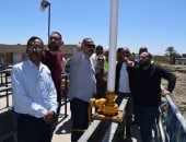 جولة ميدانية لرئيس مياه القناة لمتابعة رفع كفاءة رافع المياه العكرة بالقنطرة غرب