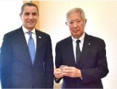 رئيس النواب اليابانى يؤكد دعم بلاده الكامل لجهود مصر لتحقيق الأمن والاستقرار فى الشرق الأوسط