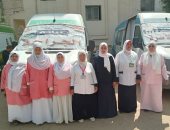 الكشف على ألف حالة وتقديم 3200 خدمة لأهالي قرية العواونة فى بنى سويف  