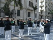 استعراضات أمام مكتبة الإسكندرية احتفالا بذكرى بتأسيس المدينة.. فيديو