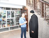 محافظ أسوان يزور كنائس دراو