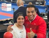 آلاء أيمن تنتزع الميدالية البرونزية في الدوري العالمي للكاراتيه