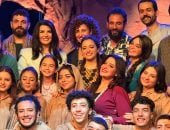 منى الشاذلى وحنان مطاوع تشهدان عرض متولى وشفيقة بمسرح الطليعة