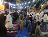 استمرار المديح والذكر فى ليلة مرماح الخيول بقرية المنصورية بأسوان