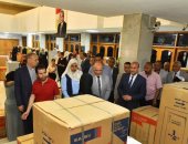 محافظ أسيوط يسلم 20 جهاز عروسة للفتيات الأولى بالرعاية خلال احتفالات العيد القومى