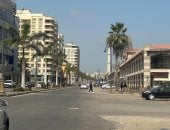رياح محملة بالأتربة وغيوم متقطعة فى محافظة بورسعيد.. فيديو وصور