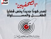 مجلس الصحفيين يصدر كودًا جديدًا يخص قضايا الطفل والمساواة.. إنفوجراف