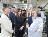وزيرة الثقافة تقوم بزيارة مفاجئة لهيئة الكتاب بالتوازى مع أعمال لجان التفتيش