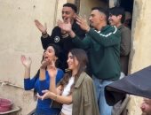 كزبرة وغزي وكارولين عزمي وجنى الأشقر ينتهون من تصوير فيلم محمود التانى