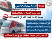 انطلاق التشغيل التجريبى لمنظومة النقل الجماعى لربط الشروق بمحطة LRT