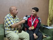 البطل عبد الله حسونة: أشقائي يمارسون الألعاب الفردية وأتطلع لتمثيل مصر عالميا