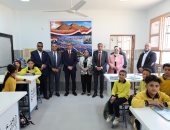محافظ الجيزة يفتتح مدرستي المدينة المنورة لغات وخاتم المرسلين بإمبابة