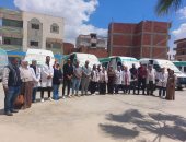 الكشف على 1082 مواطنًا بقافلة طبية مجانية فى قرية بدران بالإسماعيلية  