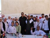 وزير الشباب والرياضة ومحافظ شمال سيناء يتفقدان مركز شباب العريش.. صور