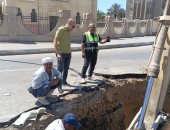 مياه القناة: انتهاء أعمال إصلاح خط طرد محطة رفع صرف صحي الحبلايات