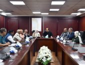 رئيس مياه الجيزة يعقد سلسلة اجتماعات لمتابعة منظومة العمل ورفع كفاءة الخدمات