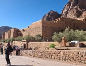 سانت كاترين تستقبل 492 سائحًا لزيارة الدير وجبل موسى