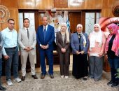 هندسة المطرية توقع بروتوكول تعاون مشترك مع مركز التدريب الإقليمي للموارد المائية والري
