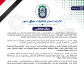 اتحاد العمال: توجيهات الرئيس بتوطين الصناعة تؤسس لمرحلة دولة الإنتاج