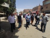 نائب محافظ الجيزة يتابع الحالة العامة للنظافة ورفع الإشغالات بمركز أوسيم