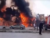 المهن التمثيلية تتابع حريق لوكيشن “بيت بابا 2” وتطمئن على فريق العمل