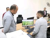 نائب محافظ الوادي الجديد يتابع منظومة العمل بصندوق استصلاح الأراضي