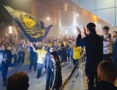 جماهير النصر تستقبل الفريق ورونالدو يرد: أنتم الأفضل.. فيديو