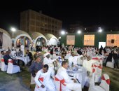 جامعة أسوان تشارك فى حفل تجهيز 52 عروسا بنصر النوبة