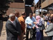 محافظ القليوبية خلال تفقد مصانع العكرشة: تحويل المنطقة لمركز صناعي واعد