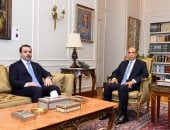 وزير الخارجية يبحث مع نظيره السورى العلاقات الثنائية ويؤكد دعم مصر لسيادة سوريا